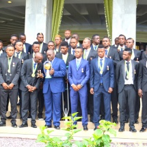 Les Léopards locaux honorés par Joseph Kabila