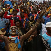 CHAN 2016 : le trophée des Léopards présenté à la population de Kinshasa